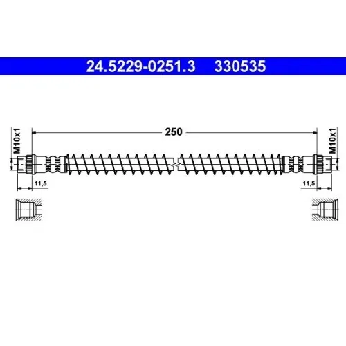 ATE Bremsschlauch 24.5229-0251.3