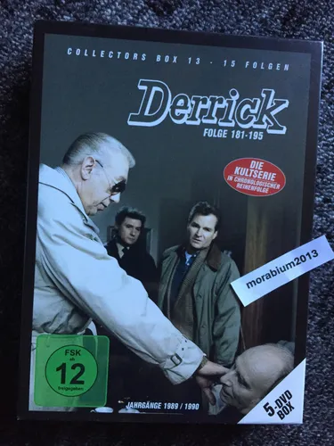 Derrick Collector's Box 13 - Episoden 181-195 [5 DVDs] - Sammlung der beliebten Krimiserie, ideal für Fans und Sammler, freigegeben ab 12 Jahren.