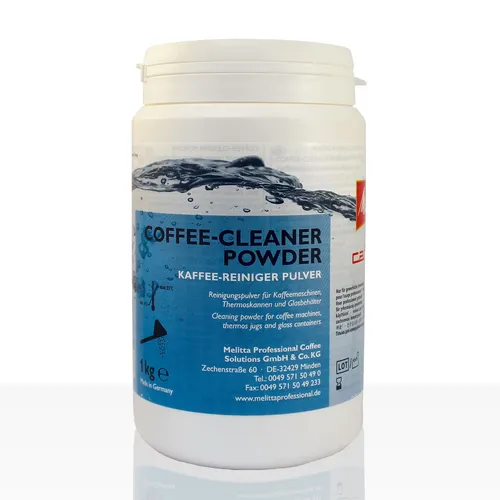 Melitta Cafina Kaffee-Reiniger Pulver 1kg - Reinigungspulver für Kaffeevollautomaten, entfernt effektiv Kaffeefette und sorgt für optimalen Geschmack.