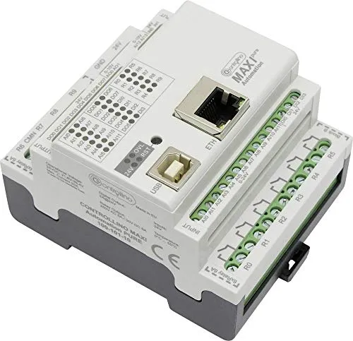 Controllino Maxi Automation Pure 100-101-10 SPS Steuermodul 24 V/DC - IO-Module, leistungsstarkes SPS Steuermodul für die Automatisierungstechnik, ideal für komplexe Steuerungsaufgaben