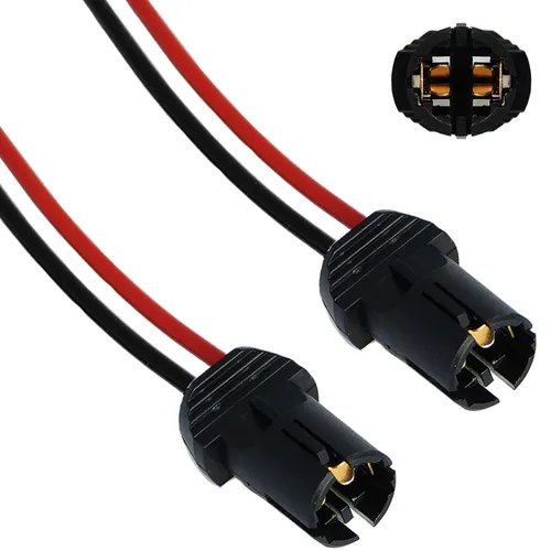 2x W5W T10 Stecker Fassung Standlicht Parklicht Sockel Glassockel Stecksockel