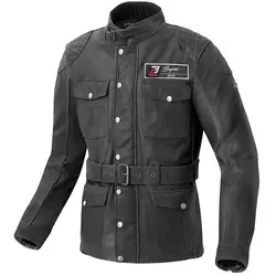 Bogotto Bristol Motorrad Lederjacke, schwarz, Größe 50 für Männer - Motorradjacke aus robustem 1,1 - 1,3 mm starkem Rindsleder mit Sicherheitsnähten und hochwertigen YKK Reißverschlüssen für optimale Sicherheit und Stil.