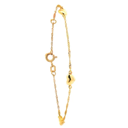 Goldkette Singapurkette 19cm - 1,2mm - 333-8 Karat Gold - Elegante 8 Karat Gelbgold Halskette mit hochwertiger Verarbeitung. Ideal für besondere Anlässe und als stilvolles Accessoire. Made in Germany.