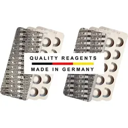 Test-Tabletten PHOTOMETER für pH-Wert und freies Chlor je 30 Stück DPD1 + Phenol Red