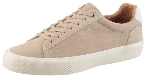 BOSS Aiden Tenn Sneaker, Halbschuh, Schnürschuh, Freizeitsneaker mit weichem Schaftrand