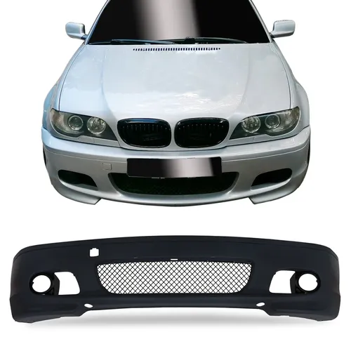 JOM Sport Stoßstange vorne für BMW E46 Coupe/Cabrio 99-07 - Fronststoßstange mit ABE, perfekte Passform und sportliches Design für dein Fahrzeug.