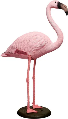 Ubbink Teichfigur Flamingo - Teichdekoration aus hochwertigem Kunststoff, farbenfroher rosa Flamingo mit einer Höhe von 90 cm – ein Blickfang für jeden Garten!
