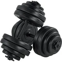 ArtSport 2er Hantelset 30kg - Flexibles Kurzhantel Set für effektives Krafttraining - Hanteln für zuhause: 2 Kurzhanteln mit 16 Gewichten in 3 Klassen für individuelles Training. Rutschfeste Griffe und Sternverschlüsse für maximalen Halt und Sicherheit.