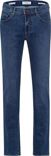 BRAX Feel Good Style Cadiz Regular Blue Used 36/34 - Moderne Jeans Straight Fit aus hochwertigem Baumwollmix, mit sportiver Detailverarbeitung und authentischer Used-Optik für einen lässigen Look.