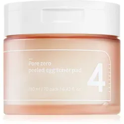 Numbuzin No. 4 Pore Zero Peeled Egg Toner Pad Peeling-Pads für das Gesicht gegen ein glänzendes Gesicht und erweiterte Poren 70 St.