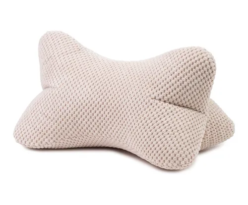 Gözze Leseknochen Sven 25 x 40 cm - Bequemes Kissen aus Polyester in Beige Creme, ideal zur Unterstützung beim Lesen oder Entspannen.