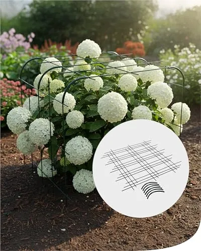 bellissa Rankhilfe Andybell 70M - Wetterfestes Pflanzengitter für Kletterpflanzen - Rankgitter für den Garten, ideal für Gemüse und Blumen. Das modulare System mit stabiler Metallkonstruktion bietet sicheren Halt und fördert gesundes Wachstum.