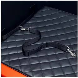 CopcoPet Tier-Autobett - Grau für Hunde - Hundebett für Rücksitz und Vordersitz, mit komfortablem Schaumstoff-Kissen für entspannte Autofahrten.