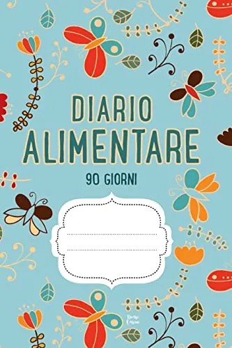 DIARIO ALIMENTARE 90 Giorni: Agenda perdita di peso e attività giornaliere (Blu)
