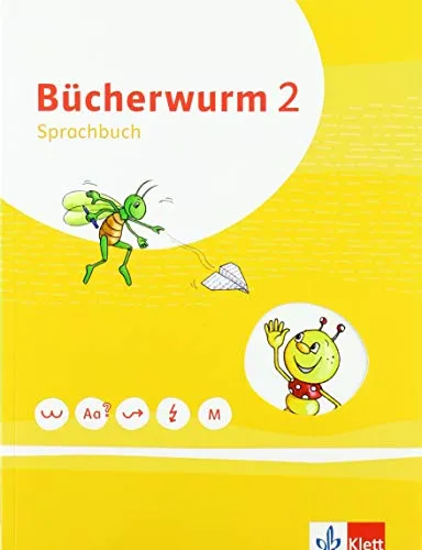 Bücherwurm Sprachbuch 2. Ausgabe für Grundschulen - Deutsch Schulbuch für Klasse 2, optimal für das Lernen in Berlin, Brandenburg und weiteren Bundesländern, fördert die Sprachkompetenz und Lesefähigkeit der Schüler.