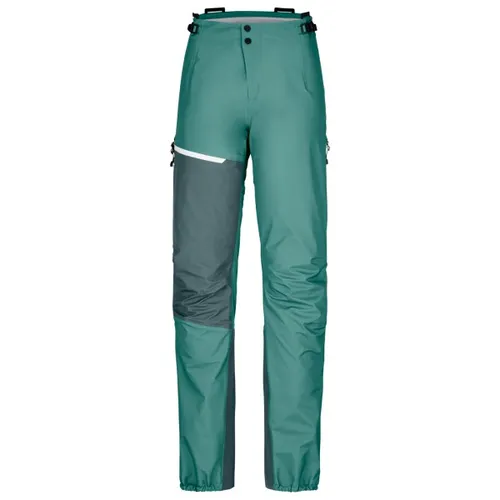 Ortovox Westalpen 3L Light Pants Women Arctic Grey (L) - Wanderhose für Damen, leicht, wind- und wasserdicht, ideal für anspruchsvolle Bergtouren mit optimalem Schutz und Bewegungsfreiheit dank Dermizax NX Membran.