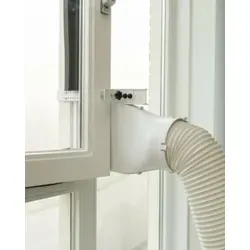 Eurom Fensterauslass Window Way-Out für mobile Klimageräte - Klimaanlagen-Zubehör für einfache Montage in Kippfenstern, ermöglicht effektives Entweichen warmer Luft von mobilen Klimageräten.