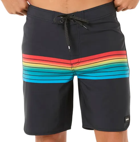 RIP CURL MIRAGE SURF REVIVAL 19 Boardshort 2025 - Schwarz - 32 - Boardshorts aus 86% recyceltem Polyester, wasserabweisend und schnelltrocknend. Ideal für Surfer und Strandliebhaber, mit praktischer Gesäßtasche und technischem Band für optimalen Komfort.