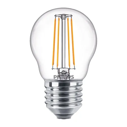 Philips LED Filament Leuchtmitel Tropfen 4,3W =40W E27 klar 470lm warmweiß 2700K