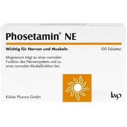 Phosetamin NE Tabletten - Nahrungsergänzungsmittel mit Elektrolyten und Lecithin, unterstützt Nerven- und Muskelfunktion, glutenfrei und ohne Gentechnik.