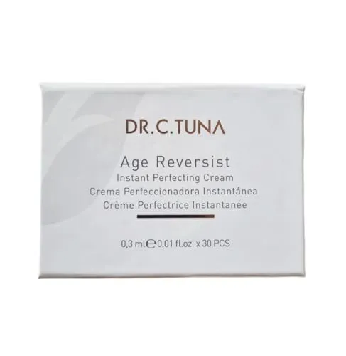 Dr. C. Tuna Age Reversist Instant Creme - 30 Beutel - Wärmetherapie mit intensiver Anti-Falten-Wirkung. Die Gel-Creme mit Planktonextrakt glättet Falten und verbessert die Hautstruktur für einen jugendlicheren Teint.