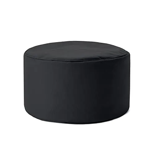 Lumaland Sitzsack Pouf 50L - Kompakter Hocker für drinnen & draußen - Sitzhocker, Fußschemel und Ablage in einem. Mit wasserabweisendem Bezug, 100% deutscher EPS-Füllung und 5 Jahren Garantie – ideal für entspanntes Relaxen überall!