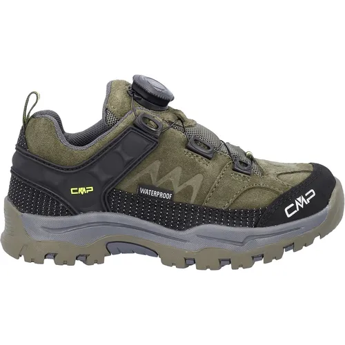 CMP Kids Kiruna Low Fitgo Trekking Schuhe WP olive (E943) 35 - Die CMP Kids Kiruna Low Fitgo Trekking Schuhe WP sind ideal für kleine Abenteurer. Mit wasserfester Membran und praktischem FitGo L7-2 Schließsystem bieten sie Komfort und Bewegungsfreiheit für unbeschwerte Trekkingtouren.
