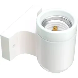 ledscom.de Wandleuchte FEL, Porzellan, weiß glänzend, eckig, 1x E27 max. 300W