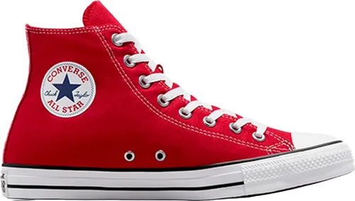 Converse Chuck Taylor All Star Hi Sneaker rot 42,5 EU - Sportlicher Sneaker in leuchtendem Tomato, knöchelhoch mit verstellbarer Schnürung, ideal für trendbewusste Looks und maximalen Komfort.