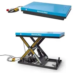 Hanselifter Stationärer Scherenhubtisch HIW1000 Hubhöhe 1010mm Tragkraft 1000kg Betriebsspannung 230V