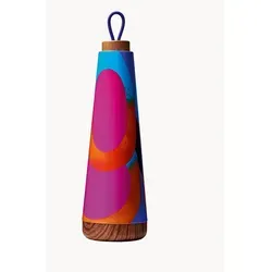 chic.mic Trinkflasche bioloco loop grande Hot Summer BEL602 - Thermobehälter mit doppelwandiger Edelstahl-Konstruktion, hält Getränke bis zu 18 Stunden warm und bietet ein modernes, farbenfrohes Design für jeden Anlass.