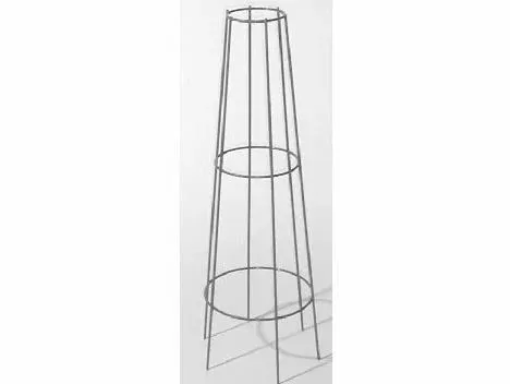 bellissa Aktions-Ranksäule 80cm verzinkt - Stabile Kegelform für Kletterpflanzen: Hochwertige verzinkte Ranksäule aus robustem Stahl, ideal für Garten und Balkon. Langlebig und wetterfest, unterstützt das Wachstum von Rosen und anderen Kletterpflanzen.