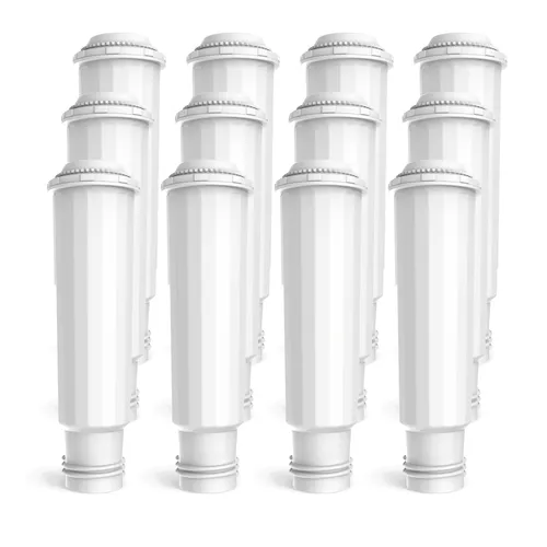 Comedes Wasserfilter 12er Set kompatibel mit Krups, Melitta und Nivona Kaffeeautomaten, Zubehör für einsetzbar statt Krups Claris F-088, Nivona NIRF 700, Jura 7525, Melitta Pro Aqua, einsetzbar statt Krups Claris, Jura 7525, Melitta