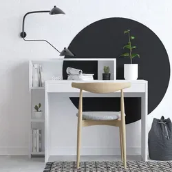 Skye Decor Trella Schreibtisch - Moderner Kinderschreibtisch aus 100 % melaminbeschichteten Spanplatten, robust und stilvoll, ideal für kreative Lernumgebungen.