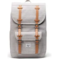 Herschel Little AmericaTM Mid Backpack - Urbaner grauer Rucksack in Light Grey Crosshatch - Daypacks mit modernem Design und verbesserten Funktionen, inspiriert von Bergsteigerrucksäcken, ideal für Alltag und Abenteuer.