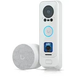 Ubiquiti G4 Doorbell Pro - Weiß - Netzwerkkamera und Zubehör mit 5 MP Auflösung, PoE-Energieversorgung und 1600 x 1200 Pixel Videoqualität für optimale Sicherheit zu Hause.