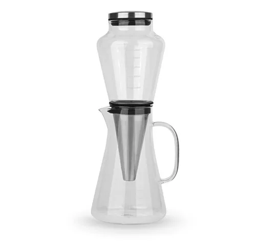 CLASSIC SELECTION COLD DRIP – Kaffeebereiter für erfrischenden Kaffee - Kaffeebereiter aus hochwertigem Glas, ideal für erfrischenden Cold Brew, Höhe 33 cm, perfekte Kaffeevariationen für Genießer.