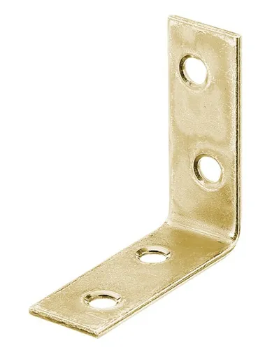 Stuhlwinkel Alberts gelb verzinkt 60x60x16mm 8 Stück