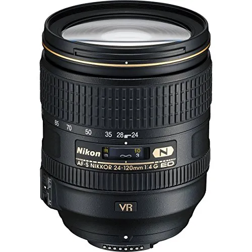 Nikon AF-S 24-120mm 1:4G ED VR Objektiv - Vielseitiges Allround-Objektiv mit Nanokristallvergütung für beeindruckende Bildqualität und perfekte Nahaufnahmen