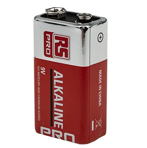 RS PRO PP3 Alkali 9-V-Batterien, Packung a 15 Stück