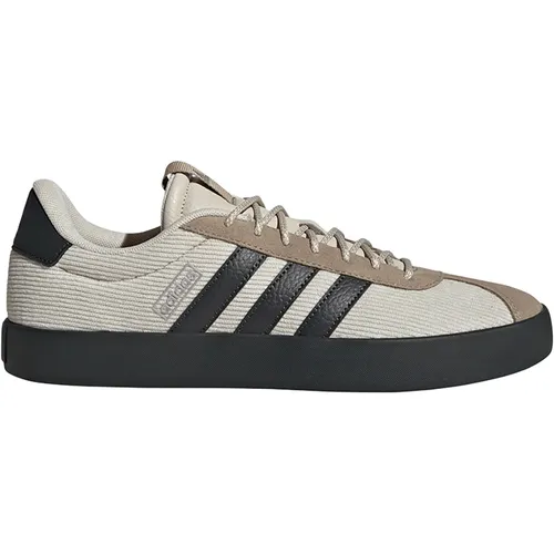 adidas Herren VL Court 3.0 Schuhe - Bequeme Sneaker in Alumina/Carbon - Herren-Sneaker mit atmungsaktivem Futter für hohen Tragekomfort und langlebige Qualität, perfekt für Alltag und Freizeit.