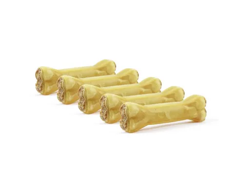 DOGBOSS DOGBOSS 100% Natur gefüllte Kauknochen, hergestellt in EU 5er Set Lamm 17 cm, Snack für: Hunde