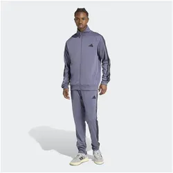 adidas Herren SPORTSWEAR BASIC 3 STRIPES TRICOT TRACKSUIT - Trainingsbekleidung aus 100 % recyceltem Polyester, regulär geschnitten mit elastischem Bund und Kordelzug für optimalen Tragekomfort.