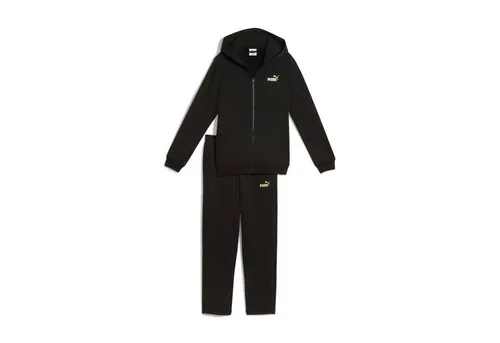 PUMA Trainingsanzug Puma Mädchen Trainingsanzug Metallic Hooded Sweat Suit FL G 689729
