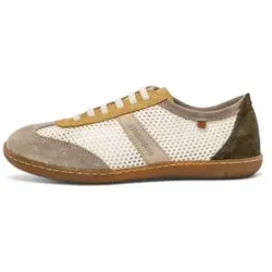 El Naturalista Unisex N5293 EL Viajero Low-top, Multi White, 43 EU Weit - Herren-Sneaker mit herausnehmbarer, chromfreier Innensohle für höchsten Komfort und Nachhaltigkeit.
