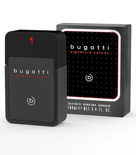 bugatti signature carbon Parfüm Herren 100ml – Elegantes Eau de Toilette für jeden Anlass - Düfte für Herren: Das bugatti signature carbon Parfüm vereint maskuline Noten von Lavendel, Moschus und Ambra. Ein stilvoller Begleiter für jeden Auftritt, der Selbstbewusstsein und Eleganz ausstrahlt.