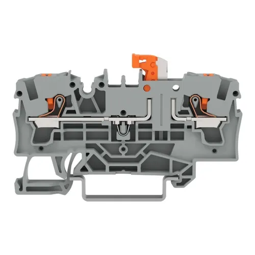 WAGO 2-Leiter-Trennklemme 2204-1671 - 50 Stück - Praktische 2-Leiter-Trennklemme für den professionellen Einsatz, geeignet für Leiterquerschnitte von 0,5 bis 6 mm², ideal für stabile Verbindungen in der Elektroinstallation.