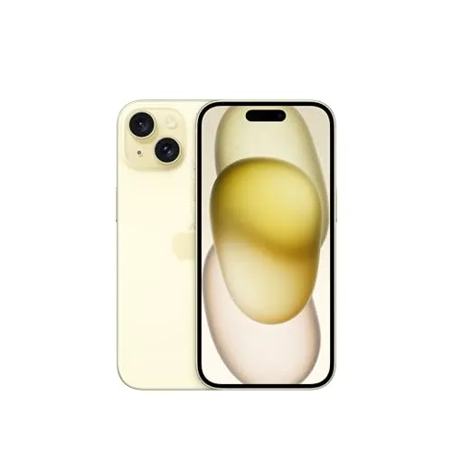 Apple iPhone 15 - 256GB in Gelb, 6.1 Zoll Display und neueste iOS-Technologie für unvergleichlichen Spaß
