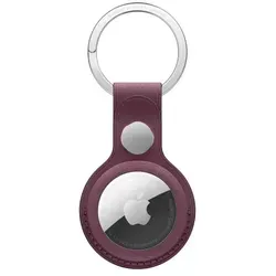 Apple AirTag Feingewebe Schlüsselanhänger Mulberry - Hochwertiger Schlüsselanhänger aus recyceltem Material, schützt dein AirTag und reduziert CO2-Emissionen