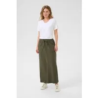 Rock Loose fit Grape Leaf green - Stylischer Loose fit Rock in Grape Leaf grün, hohe Taille und knöchellang. Ideal für jeden Anlass, pflegeleicht und aus 100% Baumwolle. Perfekt für einen lässigen Look!